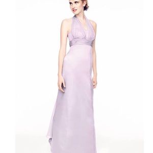 David’s Bridal Women’s Satin Empire Ball Gown, Prom, Lilac, 12